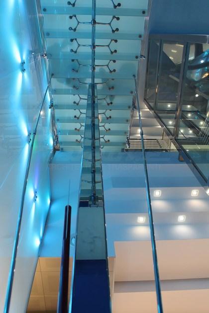 FARAONE Винтовая лестница из нержавеющей стали и закаленного стекла sun-id-1486969 - Вид №5