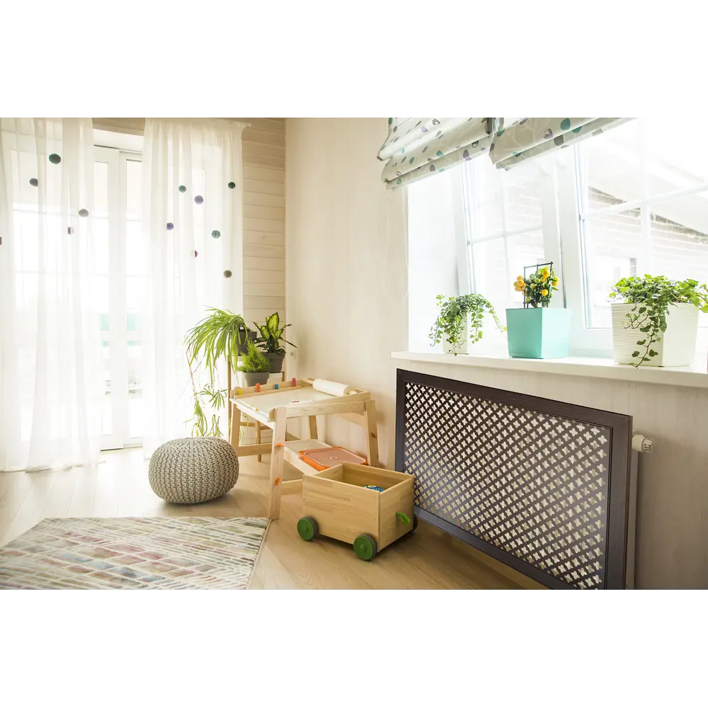 Экран радиатора для радиатора Сусанна 60x120 см МДФ цвет венге 89414155 STLM-2168149 Santreyd  - Вид №1