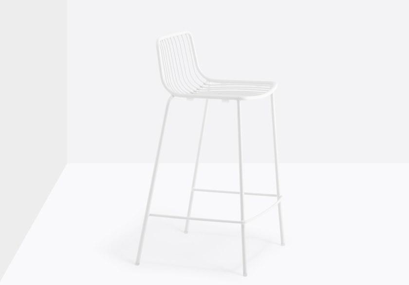 Pedrali Высокий садовый табурет с подставкой для ног Nolita 3657 - Вид №6