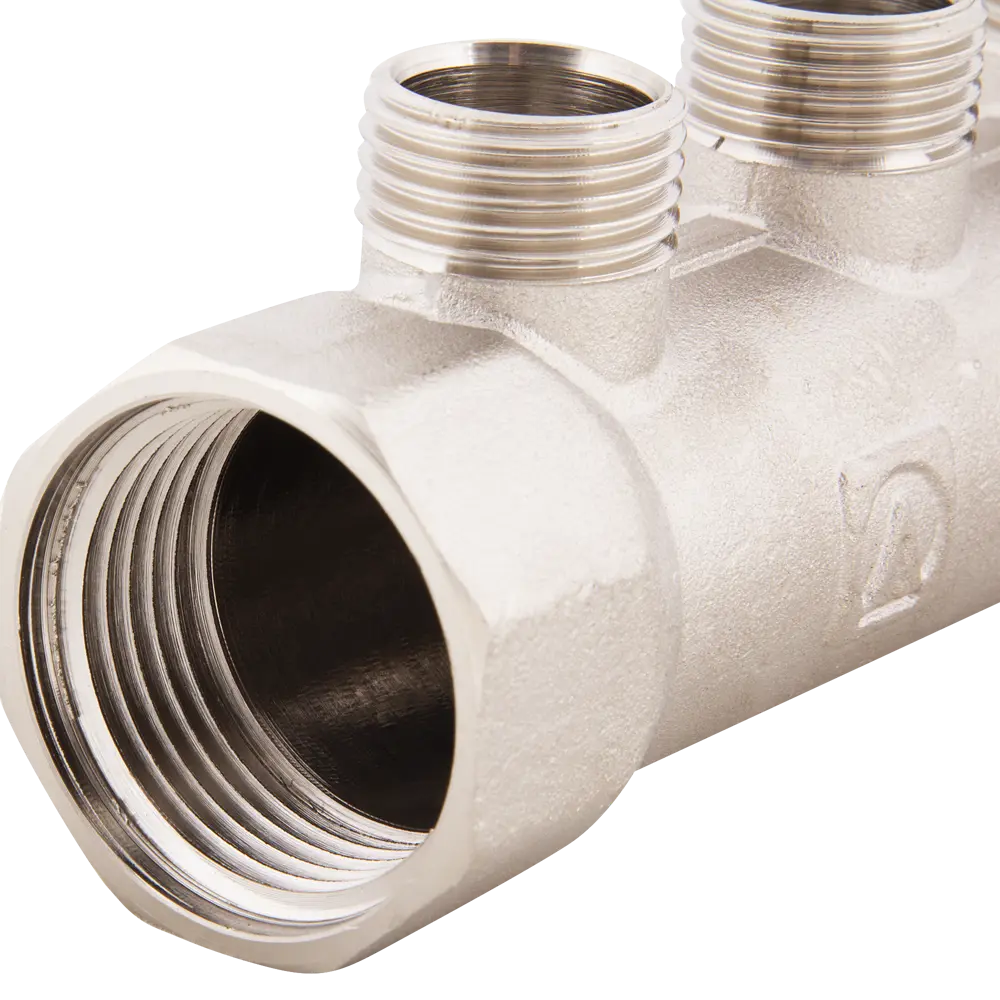 Коллектор с наружной резьбой Valtec на 4 выхода 1"x1/2" VTc.500.N.0604 10527009 STLM-2105402  - Вид №1