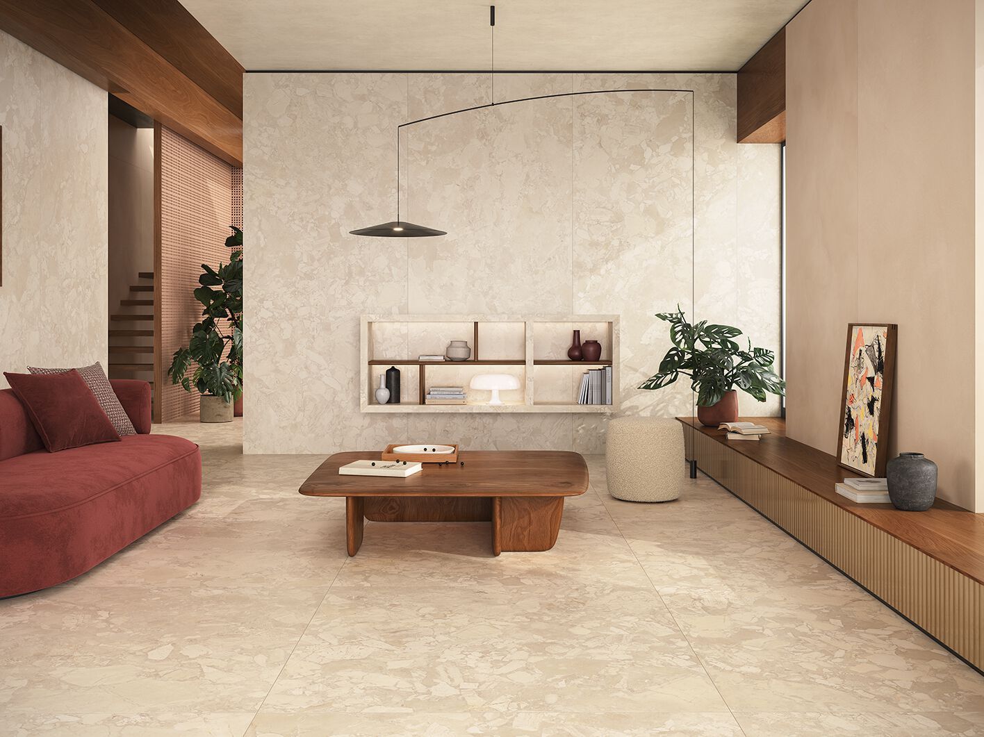 Пол / облицовка керамогранита с эффектом камня Marca Corona Arkigem ARCH-00050341