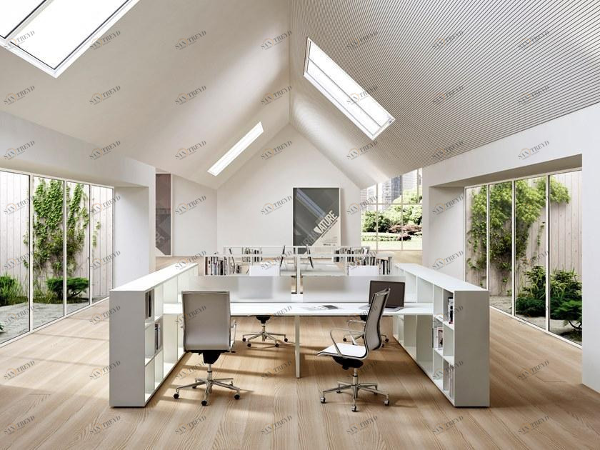 FANTONI Прямоугольный стол со встроенной полкой Framework 2.0 sun-id-1453166