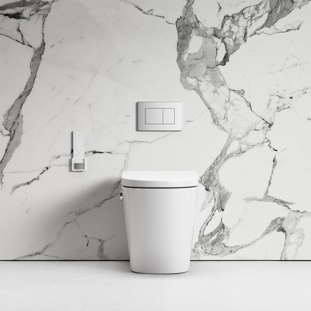 Напольный керамический туалет биде с налетом и кассетой LUSSO INTELLISMART ARCH-00036445 - Вид №25