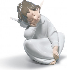 10668963 LLADRO Фигурка Lladro "Спящий ангел" 12x15см Фарфор