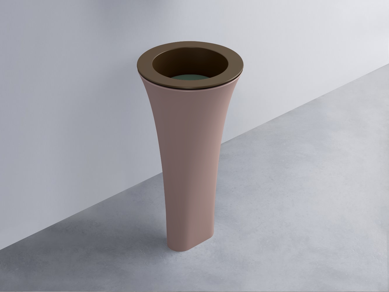 AMLA45-CA+AMPILT-MU+AMCOLT-CP Раковина Amedeo Tondo отдельностоящая cielo Enjoy + Amedeo Ceramica Cielo