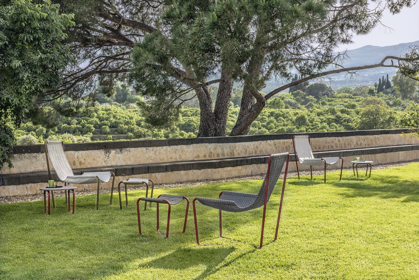 Тканевая Садовая подставка для ног Ethimo слинг ARCH-00003946 - Вид №1