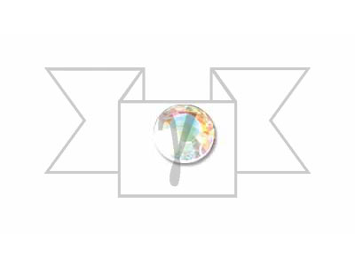 2028 SS12 Страз клеевой AB,Metbl 3.2 мм кристалл грязно-розовый (001 ANTP) Сваровски 