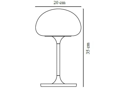 Пластиковая и металлическая светодиодная настольная лампа Nordlux губка ARCH-00075940 - Вид №1