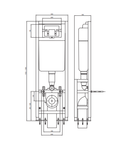 W371267 Встраиваемая инсталляция свободностоящая VIDIMA  - Вид №1
