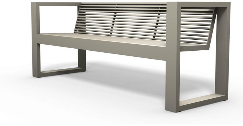 BENKERT BANKE Скамья из нержавеющей стали с подлокотниками Sicorum sun-id-1409227 - Вид №2