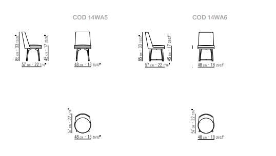 Кожаный стул с мягким сиденьем Flexform Feel Good ARCH-00139787 - Вид №5
