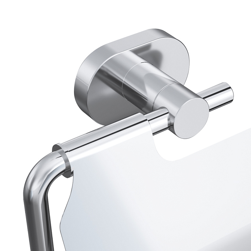 A74341400 L Держатель для туалетной бумаги с крышкой хром AM.PM Sense - Вид №5