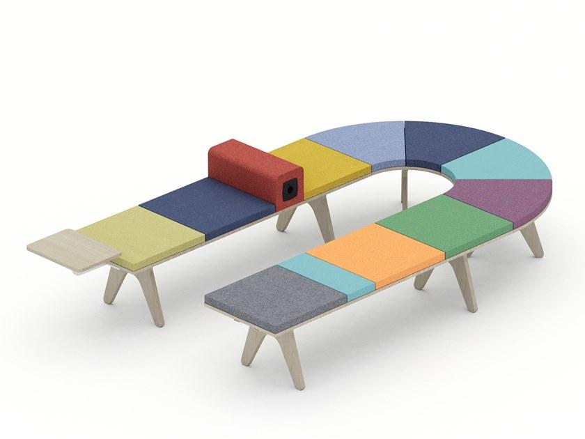 Tuna Ofis Скамья из ткани без спинки sun-id-1467033 - Вид №1