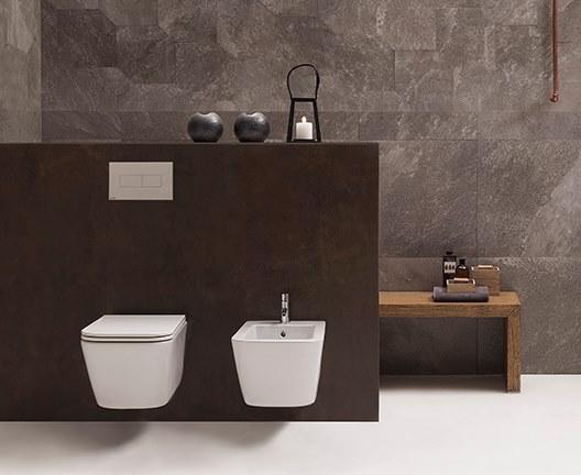 Подвесной унитаз настенный Белый Ceramica Globo STONE Италия sun-id-1409495 - Вид №6