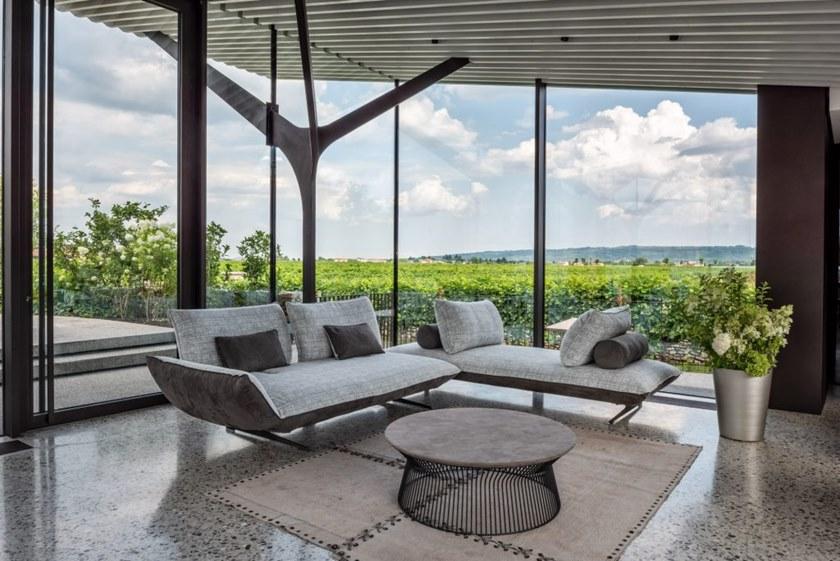 Gobbo Salotti Модульный диван на санках из ткани sun-id-1394014 - Вид №7