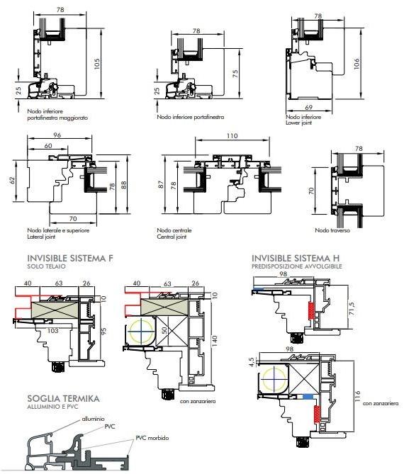 COCIF Распашная дверь патио с термическим разделением из алюминия и дерева Invisible sun-id-1367698 - Вид №7