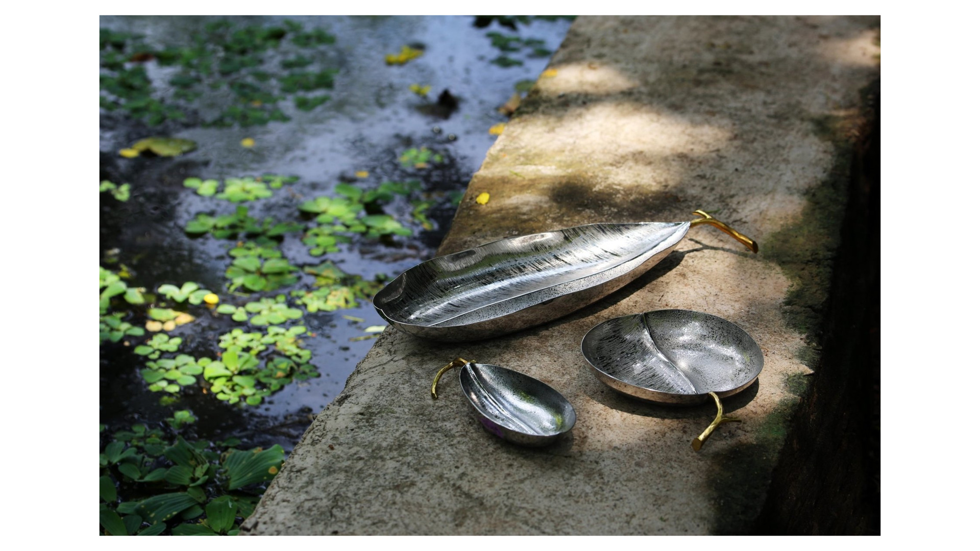 10650244 Michael Aram Чаша-лист Michael Aram Морской виноград. Сады Лоди 21см, сталь нержавеющая Сталь нержавеющая  - Вид №3