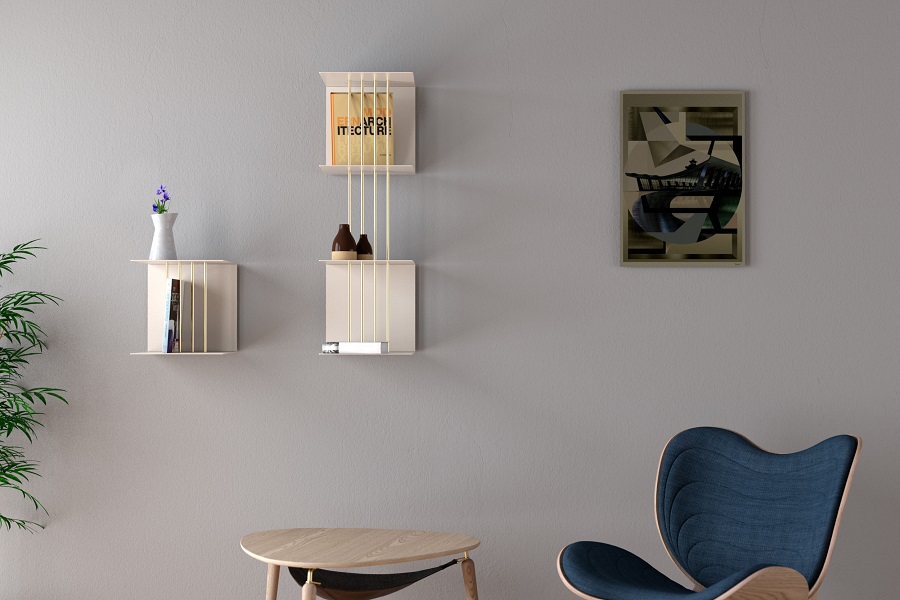 Полка с разделителем Teaser, желтая UMAGE 5009 - Вид №1