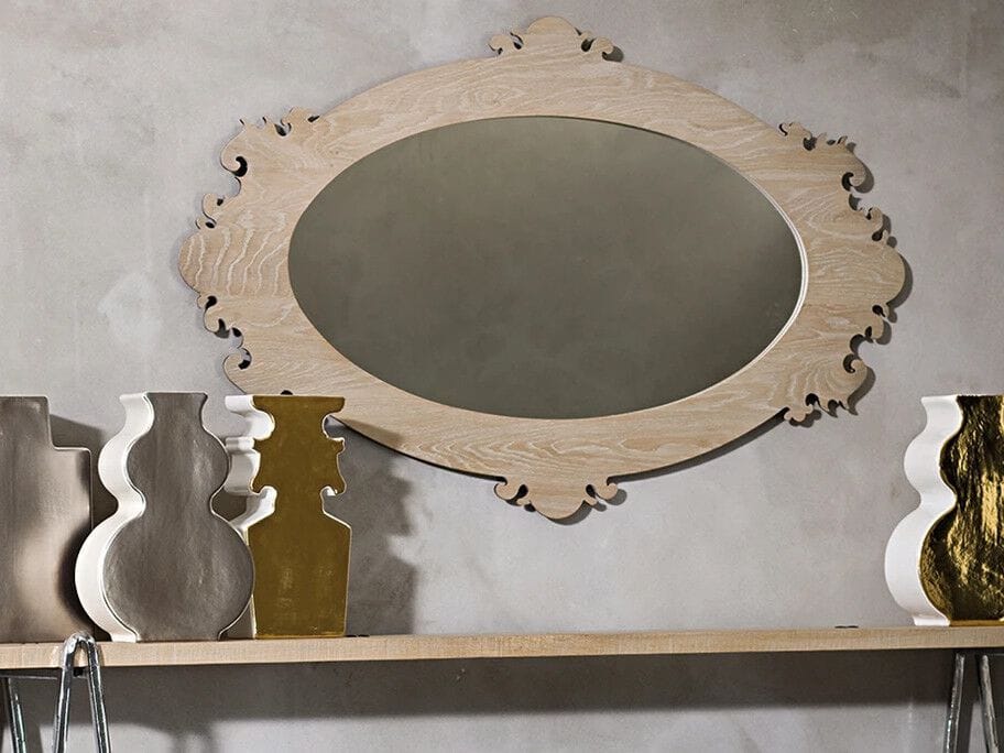 Овальное зеркало с рамой стены Lando LA BELLE ARCH-00113625 - Вид №1