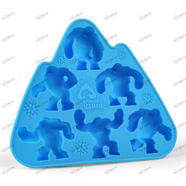 Форма для льда силиконовая голубая Abominable Ice Men FRED&FRIENDS ДИЗАЙНЕРСКИЕ 00-3871438 Голубой 
