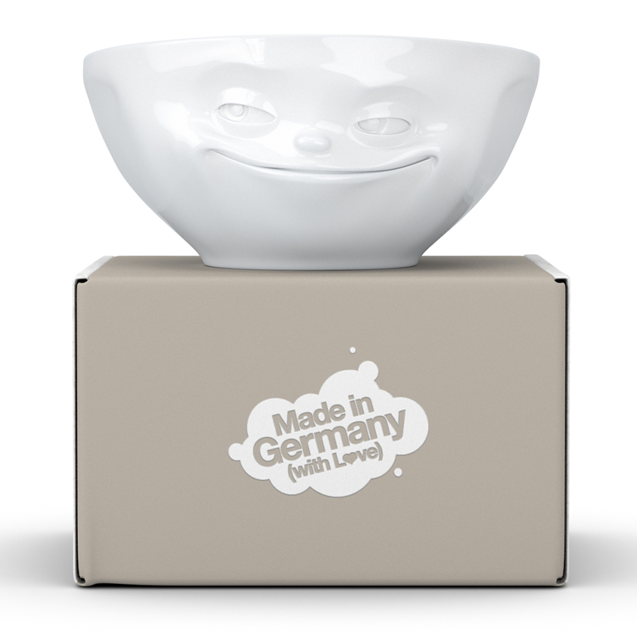 T02.01.01 Чаша tassen grinning 350 мл белая Tassen by FIFTYEIGHT PRODUCTS  - Вид №1