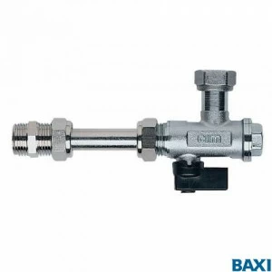 KHG71402191- Запорный кран с фильтром на обратке системы отопления BAXI