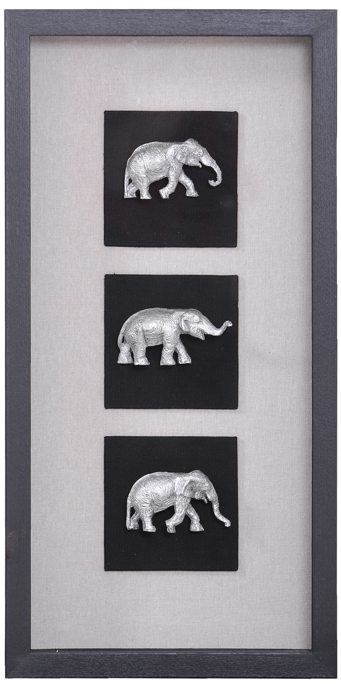 20937B Панно "Индийские слоны 2" LAB.Space  - Вид №1