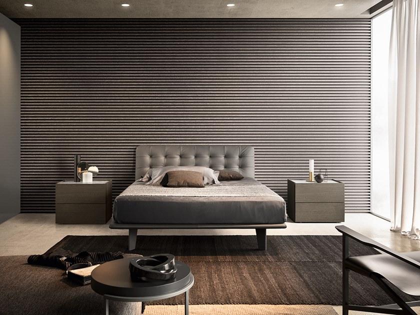 PIANCA Двуспальная кровать из кожи с тафтинговым изголовьем sun-id-1442215 - Вид №2