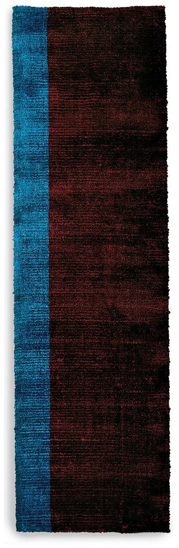 G.T.DESIGN Уникальный коврик из вискозы ручной работы из лимитированной серии Campi di gravità sun-id-1440894 - Вид №8