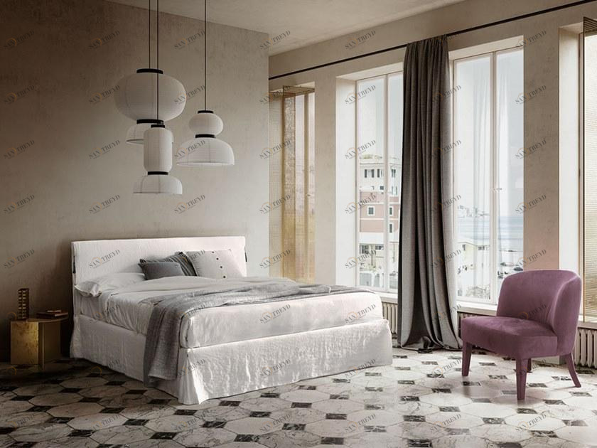 Chaarme Letti Мягкая кровать со съемным покрытием sun-id-1387433