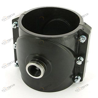 Врезка монтажная 160 x 1" ВР, 6 болтов, для труб ПНД UNIDELTA 1026160004