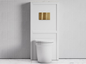 Туалет с внешней кассетой без бриды на полу