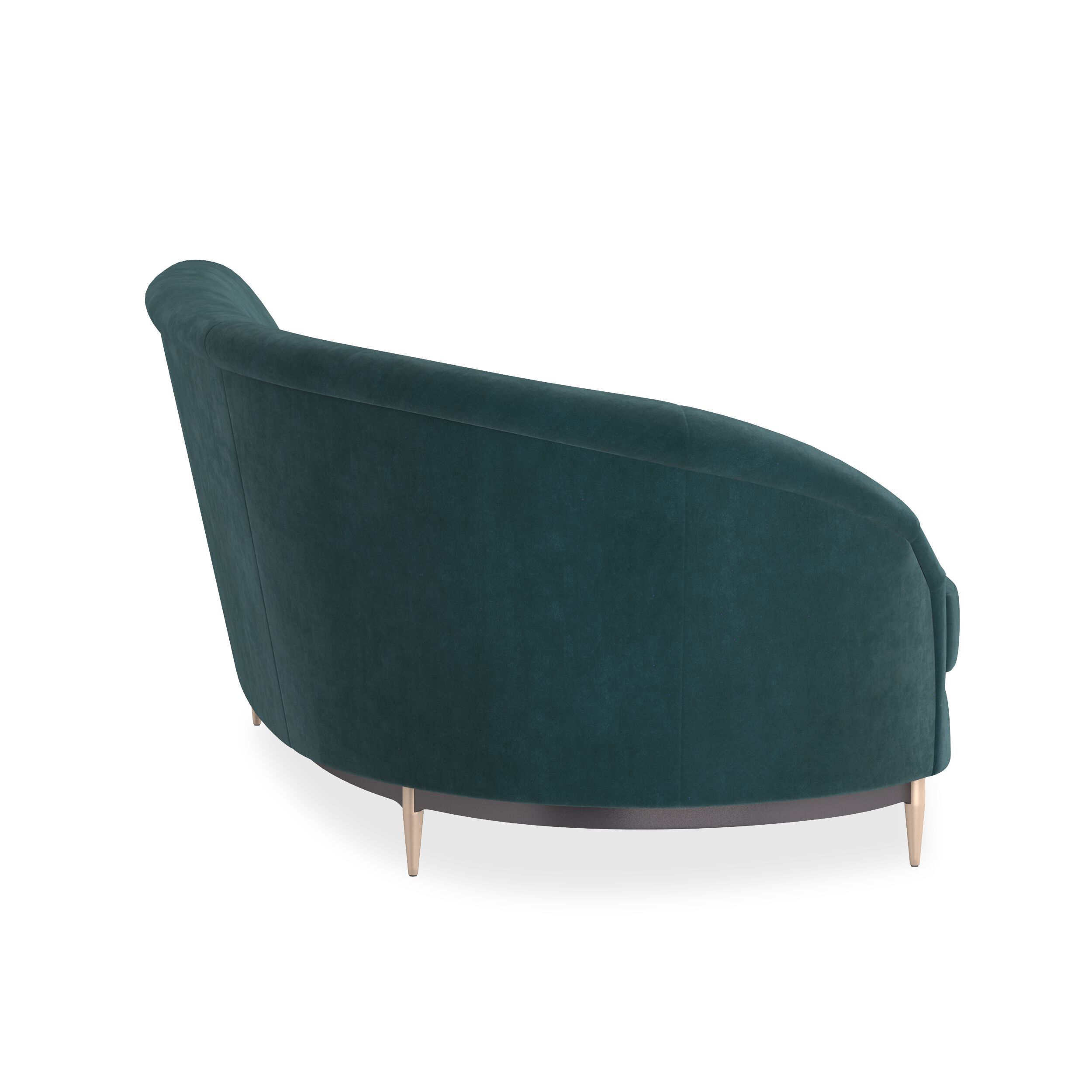 2-местный бархатный изогнутый диван Caracole Three'S Company Laf ARCH-00096575 - Вид №11