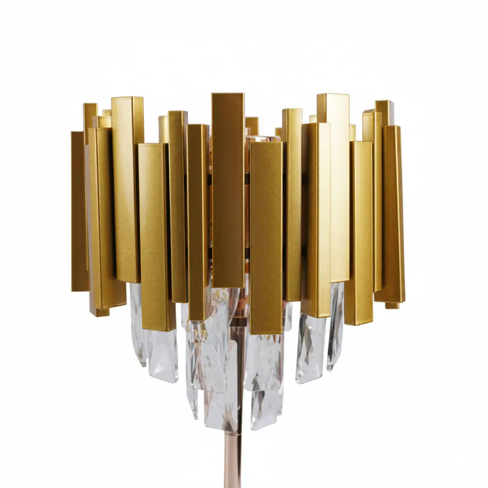 Настольная лампа Estares Frida цвет золото STLM-2148954 - Вид №2