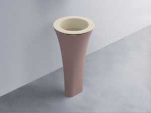 AMLA45-LN+AMPILT-AV+AMCOLT-CP Раковина Amedeo Tondo отдельностоящая cielo Enjoy + Amedeo