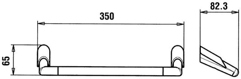 Paini Morgana 73CR001 держатель для полотенец - Вид №1
