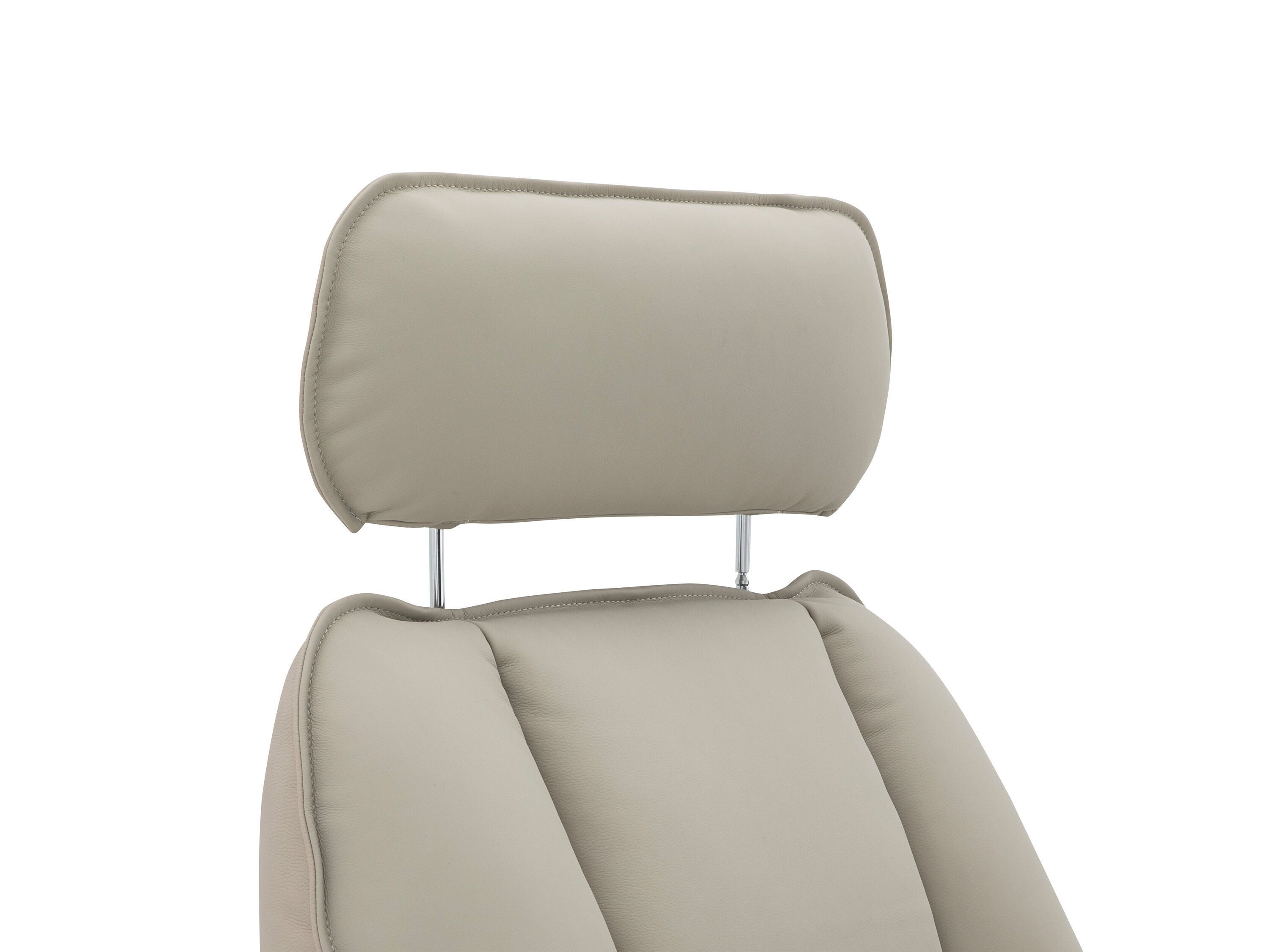 Вращающееся кресло из кожи и ткани с подголовником CAMPO DE' FIORI CL129 ARCH-00101183 - Вид №5