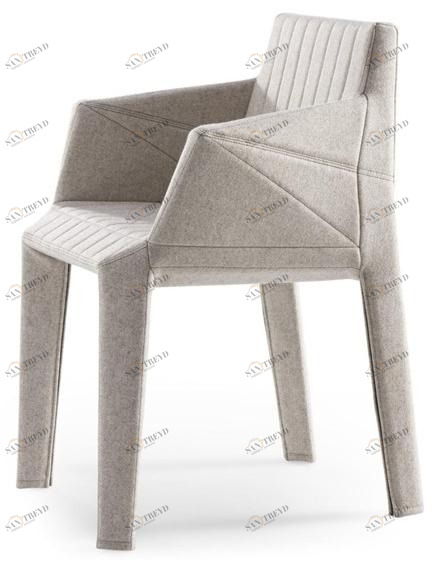 Ligne Roset Съемный стул из пенополиуретана с подлокотниками Facett 10467150