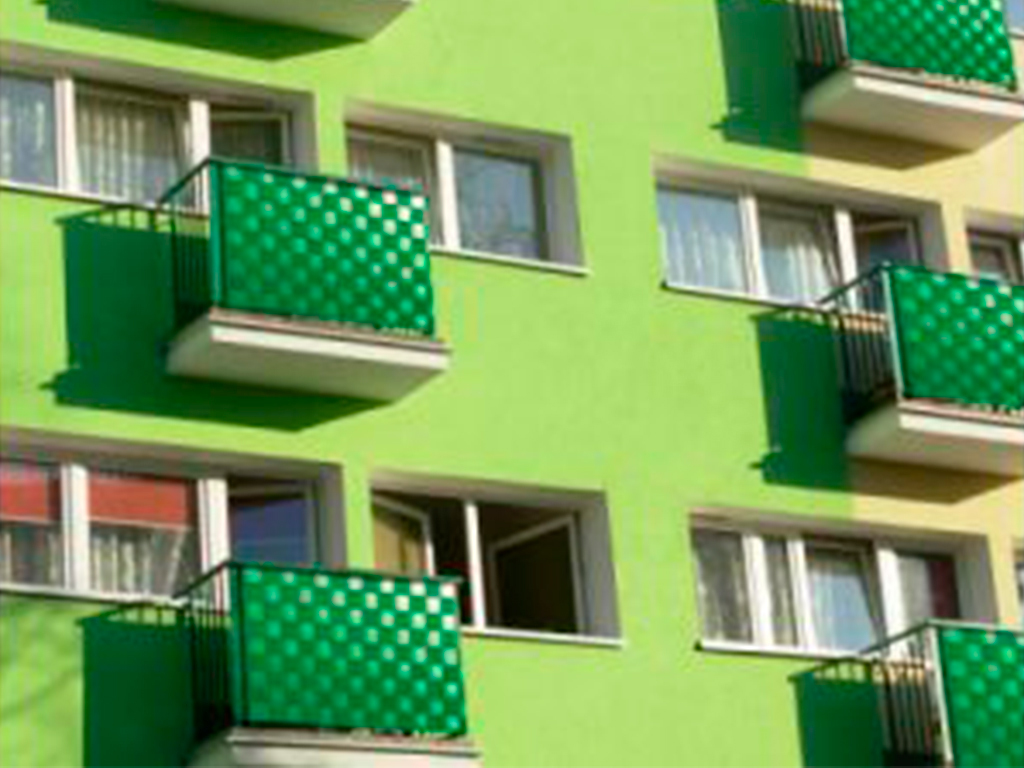 Заборная лента зелёная 48 мм ГеоПластБорд GPBST-177 - Вид №7