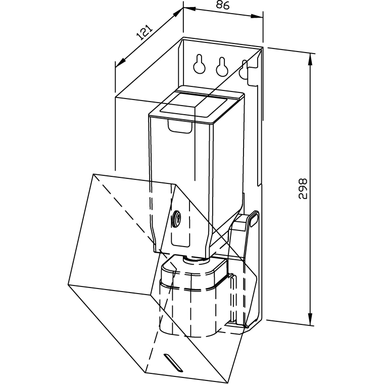 728308 Датчик-дозатор жидкого мыла WP102e-1 WAGNER_EWAR Wagner Ewar  - Вид №1