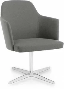 Crassevig Мягкое вращающееся кресло с 4-мя спицами Axel