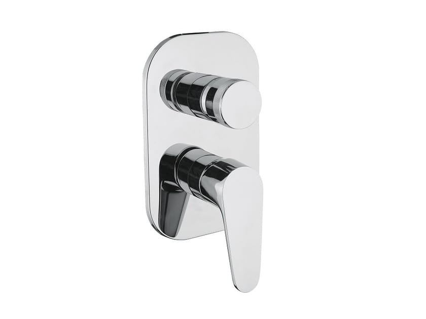 Хромированный латунный смеситель для душа с переключателем Bugnatese Century ARCH-00062751