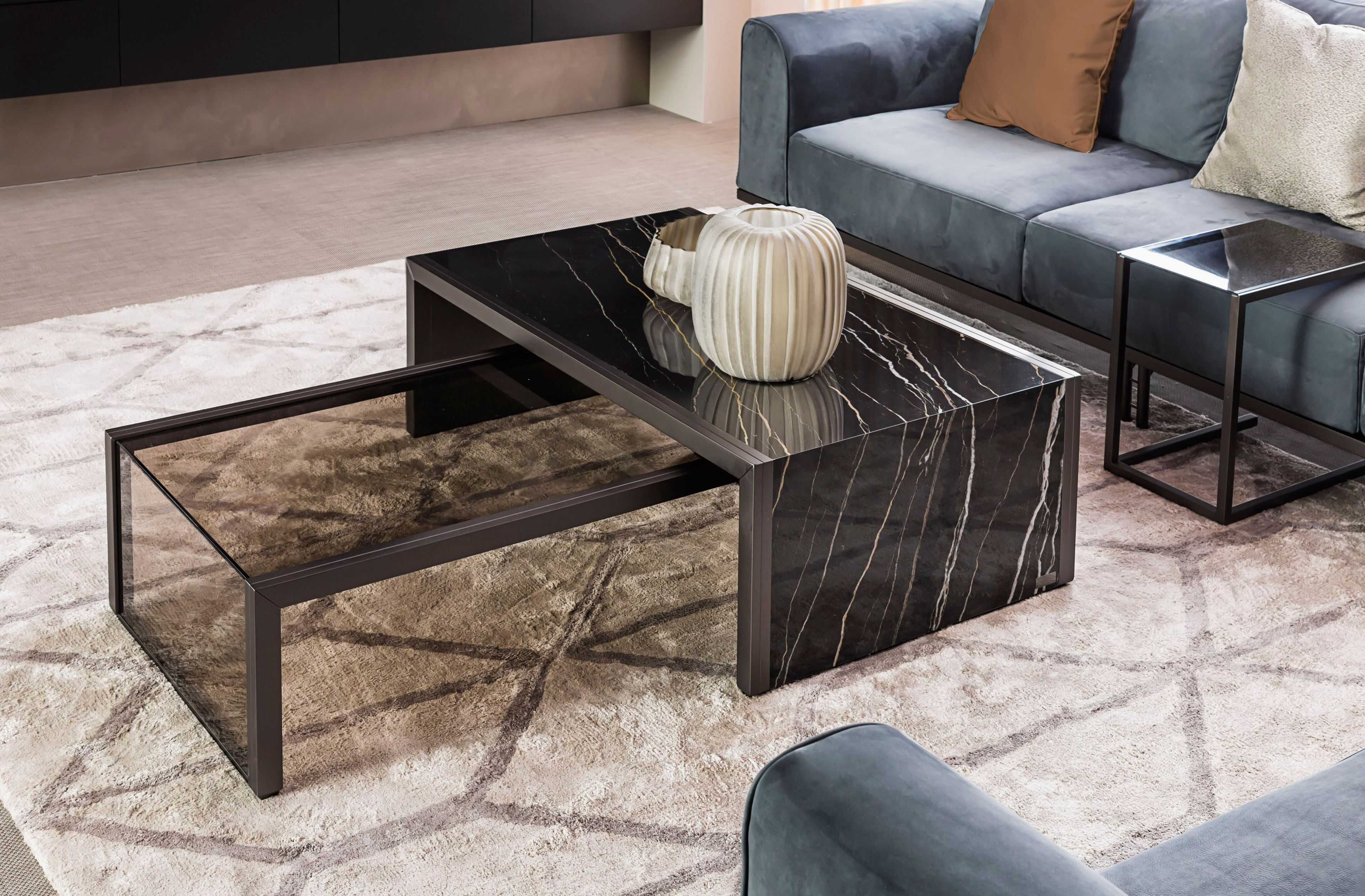 Прямоугольный журнальный столик из керамогранита Bizzotto Italia Atmosphera ARCH-00086567 - Вид №1