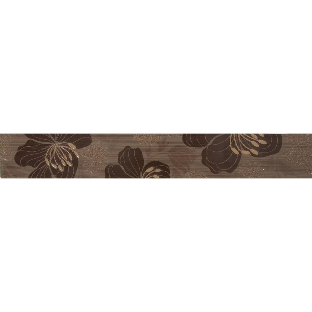 Бордюр «Элегия» 6х39.8 см цвет тёмный LB CERAMICS STLM-2110024