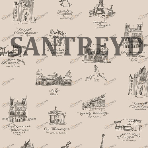 D4-001-1 Обои Milassa Bon Voyage D40011