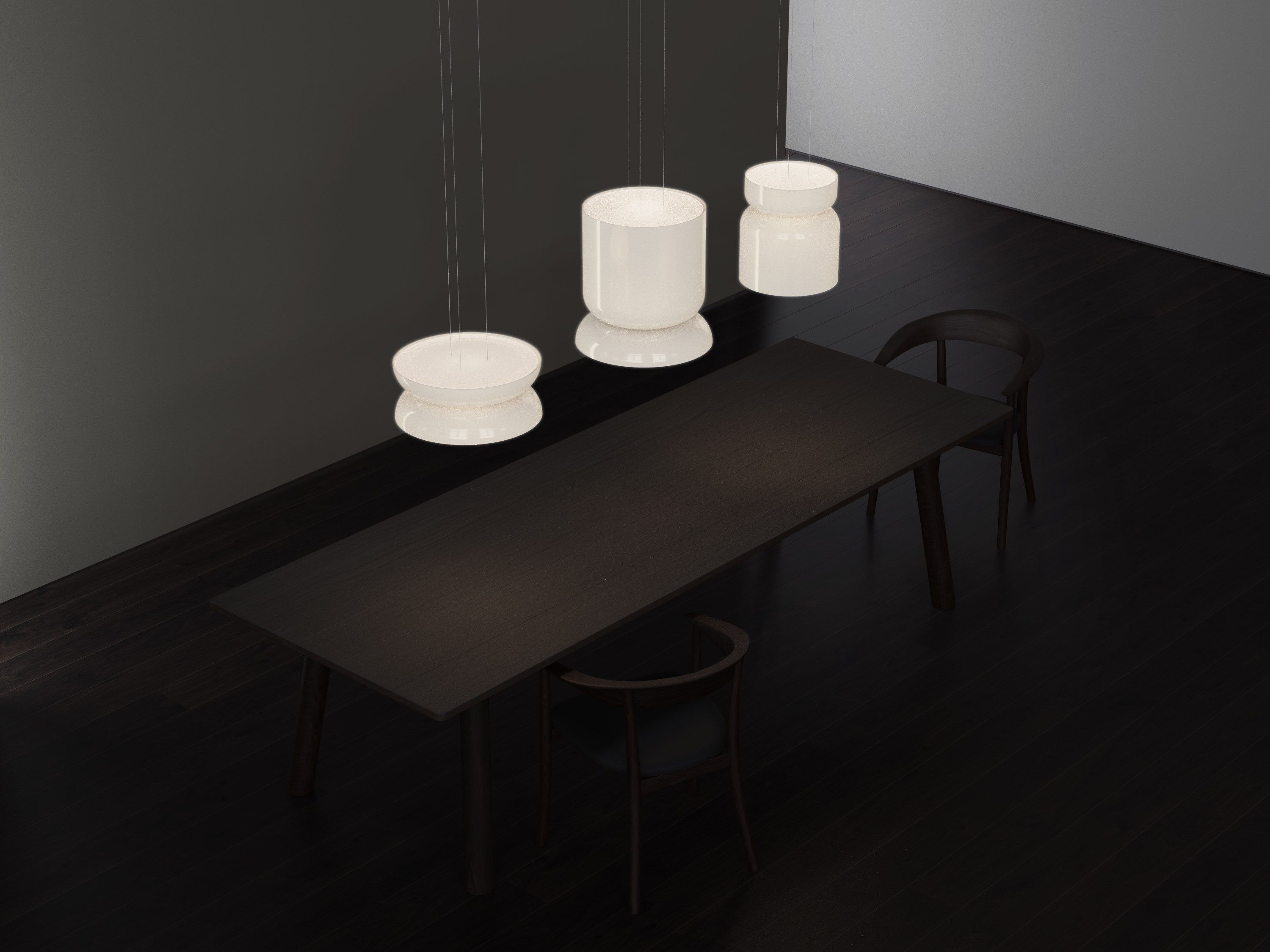 Опаловое стекло светодиодный подвесной светильник Pablo Designs Тотем ARCH-00057209 - Вид №3