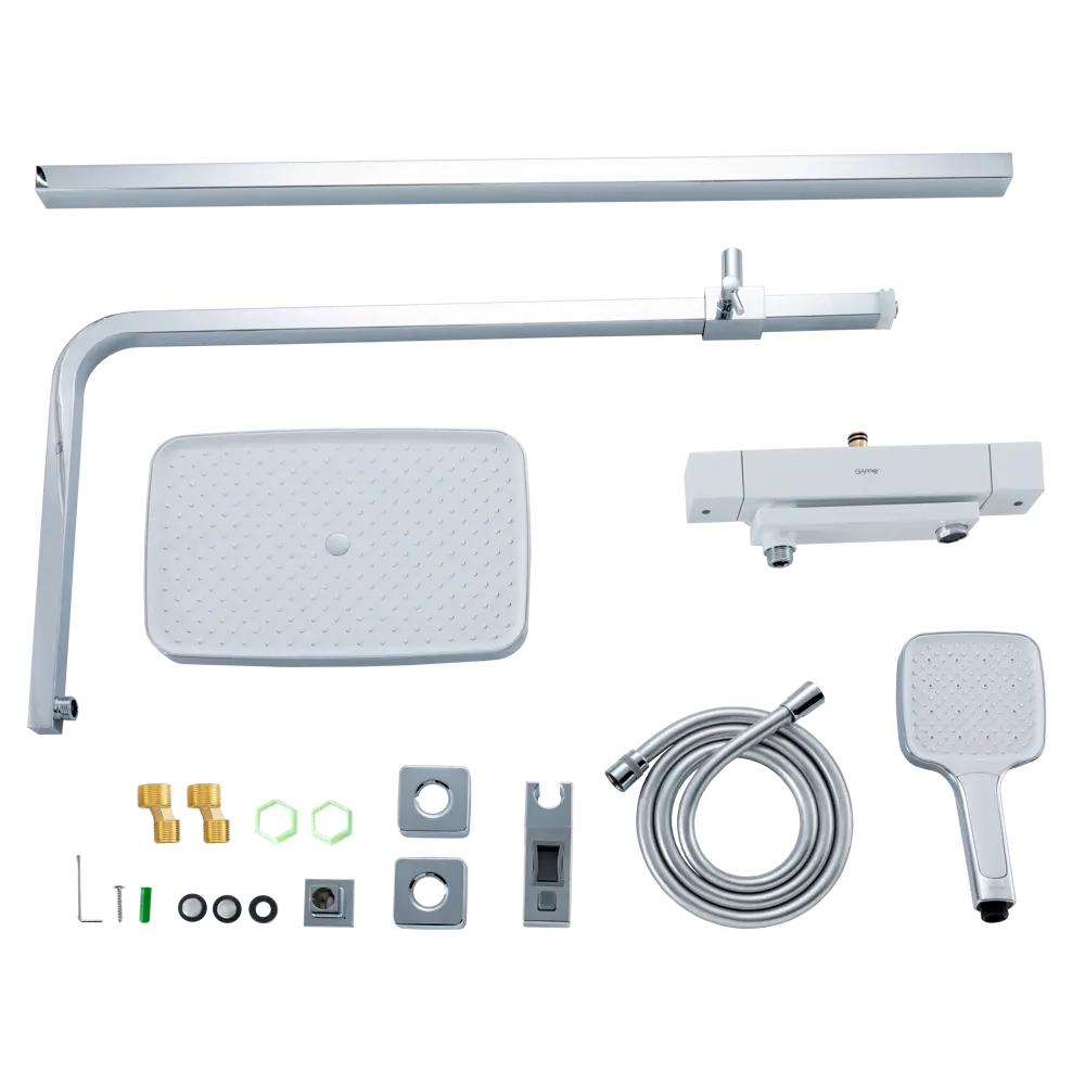 Душевая система Gappo Eder с термостатом и верхним душем 89400933 STLM-1575118 - Вид №11