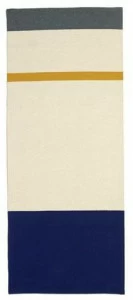 valerie_objects Прямоугольный коврик ручной работы из шерсти в полоску  V7017002l/m/s