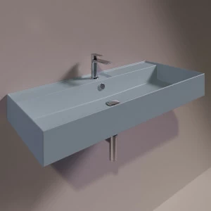 AG101TELAMATT Подвесная раковина настенная прямоугольная Simas Agile