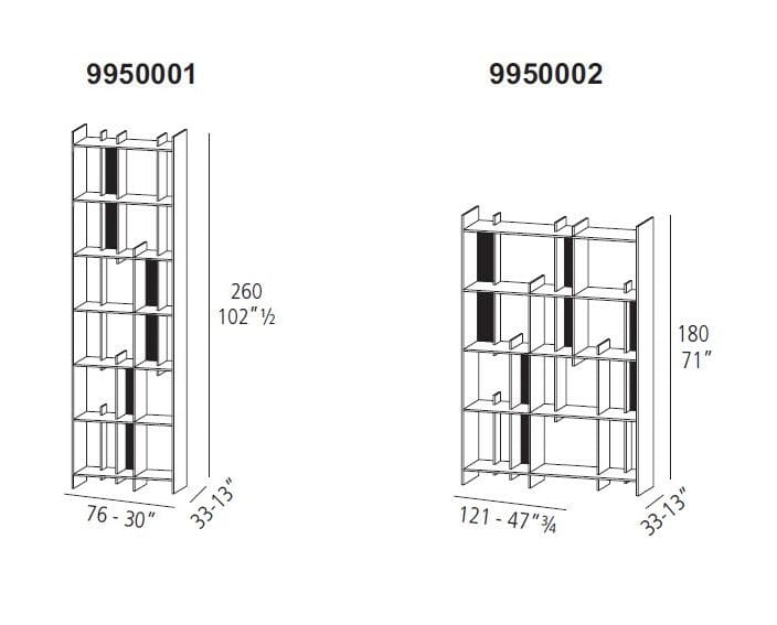 Секционная библиотека Vibieffe 9950 STREET ARCH-00015505 - Вид №2